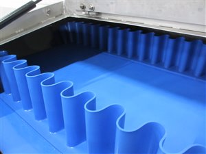Belt conveyor s/s - distribution belt 300 x 2000 mm